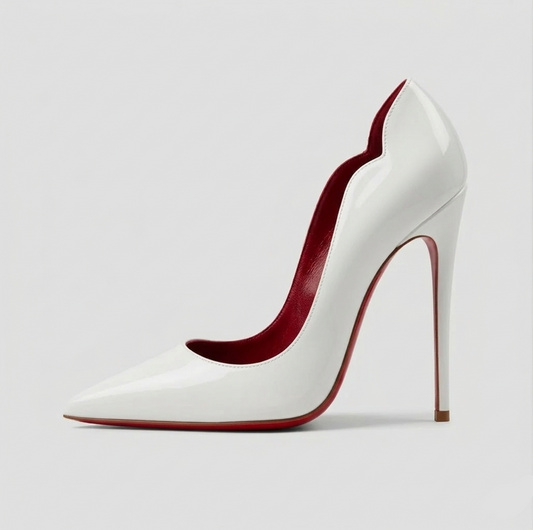 Stiletto Claire White