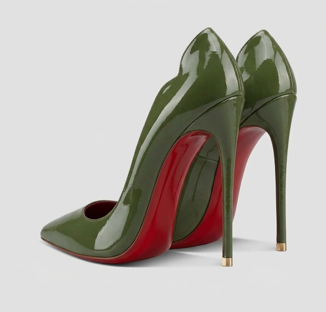 Stiletto Claire Moss Green