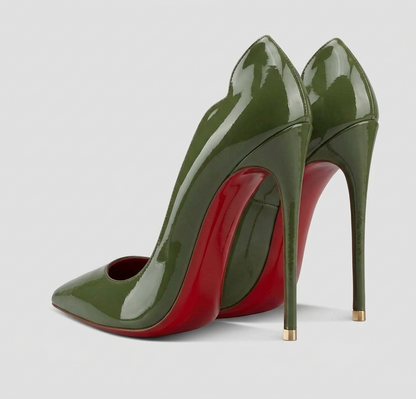 Stiletto Claire Moss Green